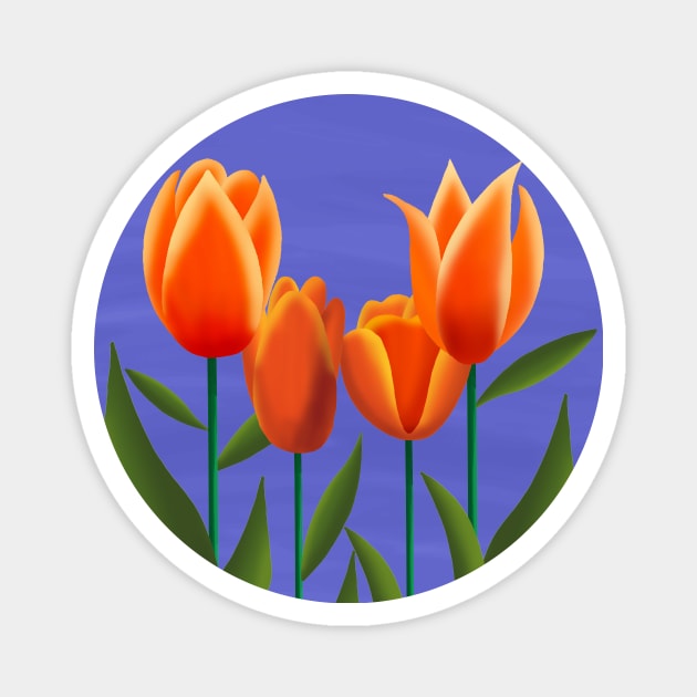 Tulips Magnet by Scratch